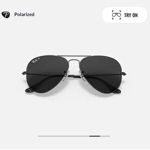 Ray-Ban Total Black Aviator Sunglasses